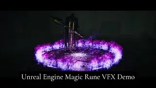 Unreal Engine Magic Rune VFX Demo Render / VRhinoFX