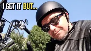I rode with a HALF HELMET for the FIRST TIME on my Honda Shadow 750 Aero!