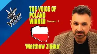 'Matthew Ziótko' The Voice Poland Season 3 Winner 🏆