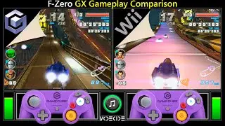 F-Zero GX (GameCube vs Wii) Side by Side Comparison
