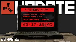 Server Wipe Timer, Adobe building skins | Rust Update 28th April 2023