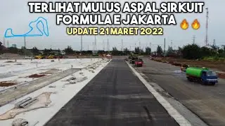 Aspal Pitlane di Sirkuit Formula E Jakarta MULUS SUDAH SELESAI, Lihat Progresnya 🔥