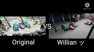 Cars Deleted Scene - Top Down Truck Stop (Storyboard Comparisons)