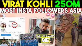 Virat Kohli 👑250M Insta Followers 🐐 | King of INDIA | Pakistani Public Reaction