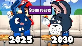 Storm Reacts: SMG4: This Will Be Mario In 2030
