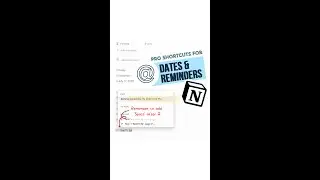 💡Learn the shortcuts for adding Dates and Reminders on #Notion Page View efficiently.