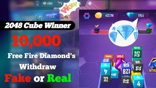 2048 cube winner free fire || 2048 cube winner Diamond Real or Fake