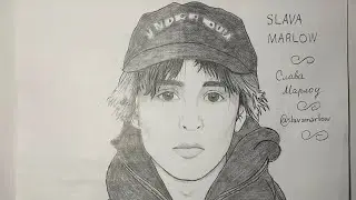 Как нарисовать Slava Marlow Слава Марлоу?