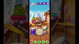My Talking Tom 2 Drums Broken