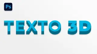 Como Fazer Efeito de Texto 3D no Photoshop (Fácil e Rápido!)