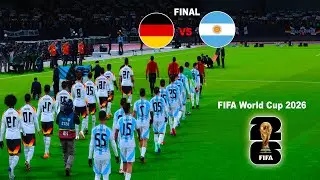 GERMANY vs ARGENTINA - Final FIFA World Cup 2026 | Full Match All Goals | Football Match