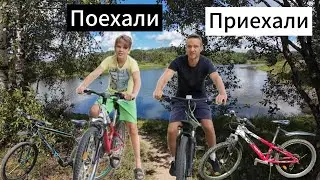 Прогулка на велосипедах с dji osmo action 4 #велопрогулка #djiosmoaction4 #велосипед