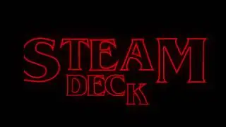 Stranger Things inspired Steam Deck boot video