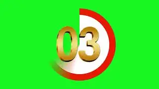 timer green screen video
