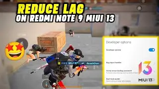 How to Reduce Lag on Redmi Note 9 Miui 13 for Pubg Mobile 🔥