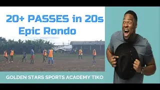20 Passes in 20 Seconds ⚽ | Epic Rondo | Coach Isaac Obenson #Shorts