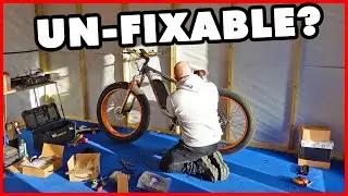NOT SURE I CAN FIX IT?!?  *E-BIKE WOES*
