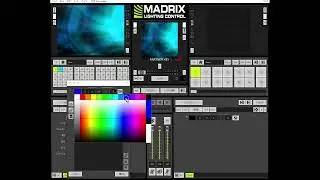 MADRIX SCE 水 BPM、エネルギー、長さ、変位などのパラメータの変えてみる