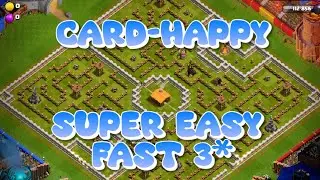 Super Easy Fast 3* Card-Happy Haaland Challenge (Clash of Clans)