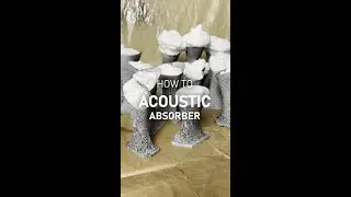 Paragami: How to make your own ACOUSTIC ABSORBER - DIY 3D WALL ART / 3D Printed Sound absorber