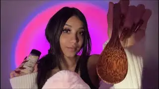 ASMR| Eating Your Face With A Wooden Spoon 😋 MOUTH SOUNDS 👄