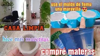 HACIENDO MIS MACETAS/ TERMINÉ MI LIMPIEZA
