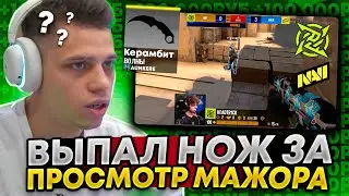 АУНКЕРУ УПАЛ НОЖ ЗА ПРОСМОТР PARIS MAJOR - NaVi vs NIP | 