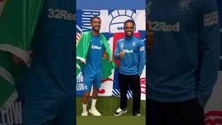 Danilo teaches new rangers signing Jefté some English #rangers #rangersfc #youtube #youtubeshorts