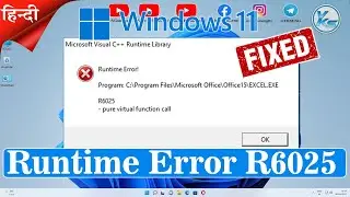 ✅ How To Fix Runtime Error R6025 Pure Virtual Function Call