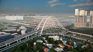 Mắt Đà Nẵng: Trắng gió, Trắng cát, Trắng trời - Phương án thi tuyển kiến trúc nút giao Ngã Ba Huế