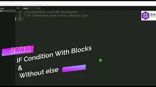 IF condition with blocks without ELSE Programs In 