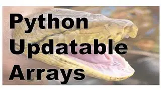203 - Python - Update Integer List / Array