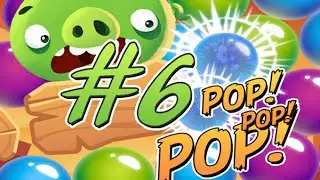 Angry Birds POP Bubble Shooter Level 6 WALKTHROUGH | 3 Stars