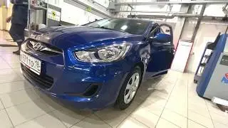 Hyundai Solaris / Проверка в сервисе / Эндоскопия / Автоподбор Ижевск