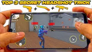 UMP + Shotgun + Dessert Eagle [ DIRECT ] Headshot Trick HANDCAM | New Headshot Setting in Free Fire