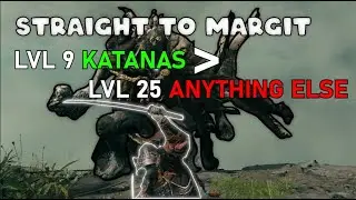 Powerstanced Katanas; Best Early Build? | Elden Ring | Margit the Fell Omen