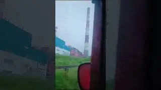 электростанция в г.Алексин из кабины м62 #поезд #ржд #тепловозы #ваз2107 #тула #алексин #машка