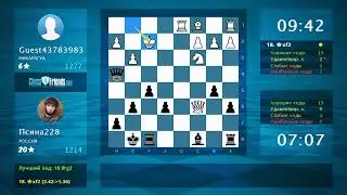 Chess Game Analysis: Guest43783983 - Псина228 : 0-1 (By ChessFriends.com)