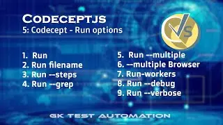 5 Codeceptjs Run Test || step by step || From scratch || Beginner || Tutorial