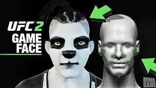 EA SPORTS UFC 2 - How to USE PHOTO GAME FACE & CREATE ALL WHITE BLANK SKIN