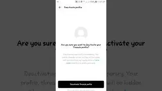 How to Deactivate Threads Account | Instagram Threads
