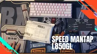 UNBOXING DAN TEST SPEED MODEM RAKITAN L850GL