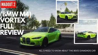 Vortex (BMW M4) Full Review | Driving, Speed test, Durability & Design all Tested #madout2