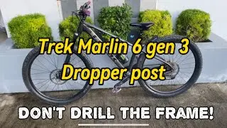 Watch this before installing a dropper post on  your Trek Marlin