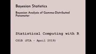 Introduction to R for Actuarial Students (CS1B) - Question 2