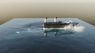 Titanic Sinks in the Daytime | CELL FLUIDS RENDER