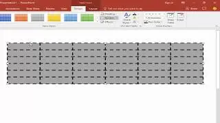 How to customize Table Border in PowerPoint Document 2017