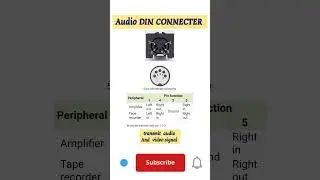 AUDIO DIN CONNECTER PINOUT 