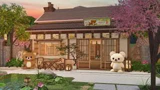 Building a Realistic Japanese Rilakkuma Cafe in Bloxburg