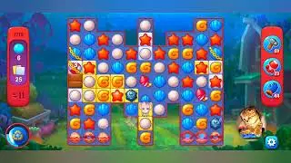фишдом 2022  #  1719 уровень - прохождение без бустеров # Fishdom,   1719  level - no Boosters.